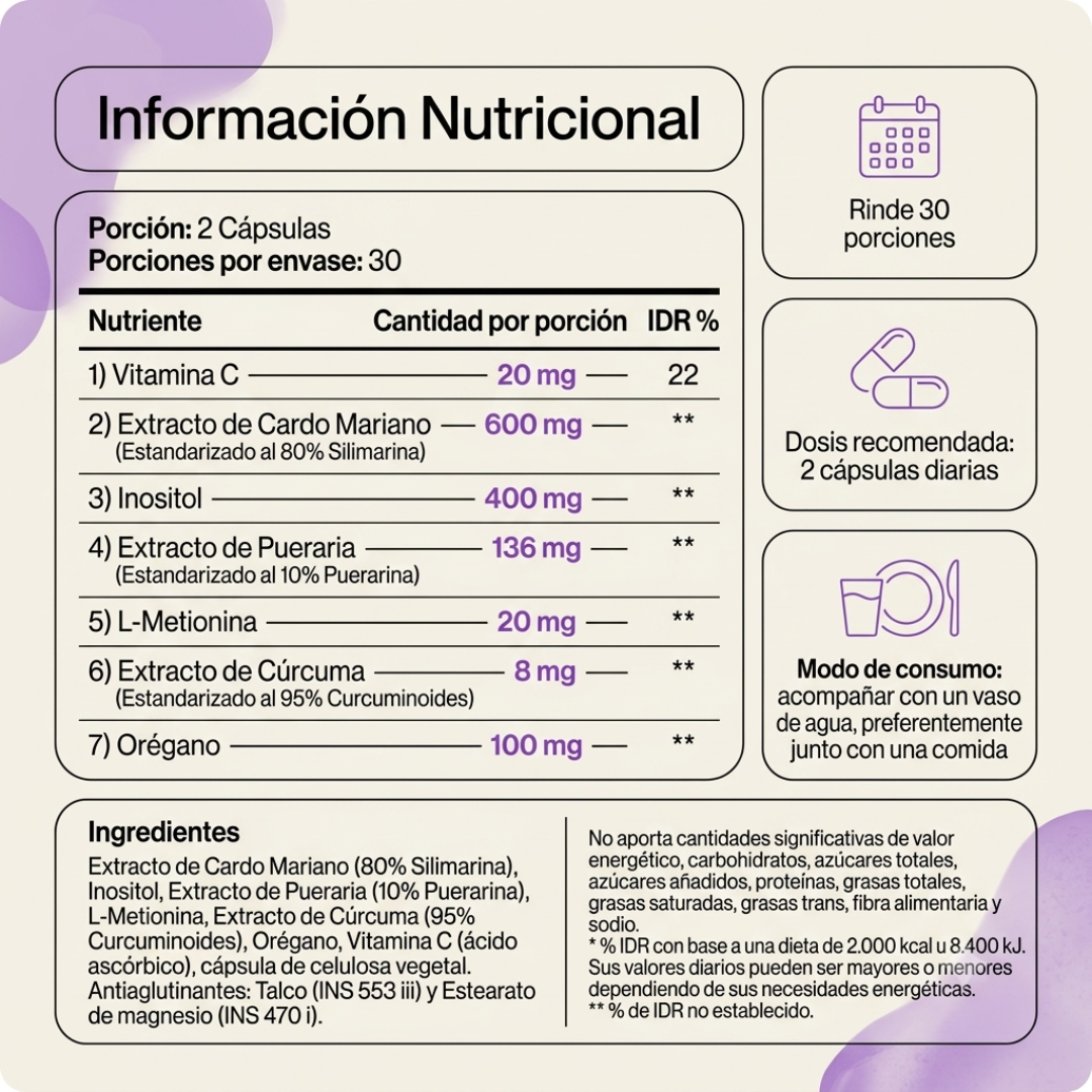 RESTABLECE TU HIGADO - CARDO MARIANO | ONLY-NATURAL