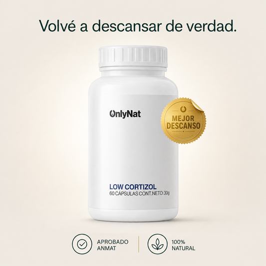 LOW CORTIZOL - ONLYNATURAL | 60 CÁPSULAS