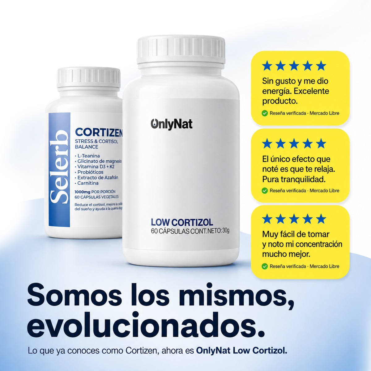LOW CORTIZOL - ONLYNATURAL | 60 CÁPSULAS
