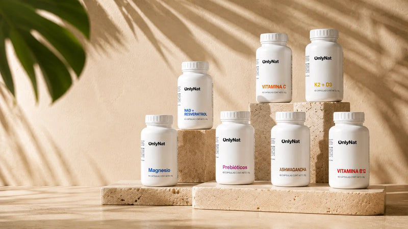 Línea completa de suplementos Only Natural
